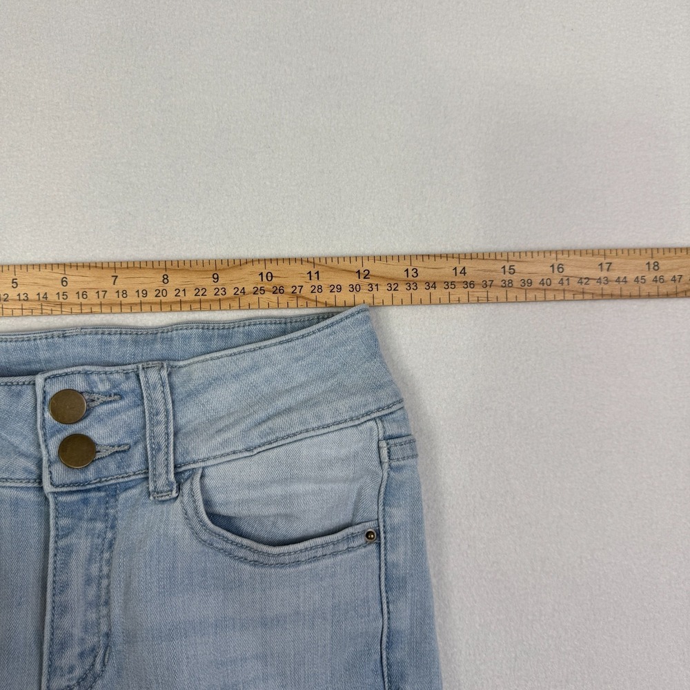 Altar'd State Womens Flare Jeans with Stars Size 25/0 Light Wash Denim SPP11593 - Picture 10 of 15